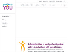 Tablet Screenshot of independentyou.com